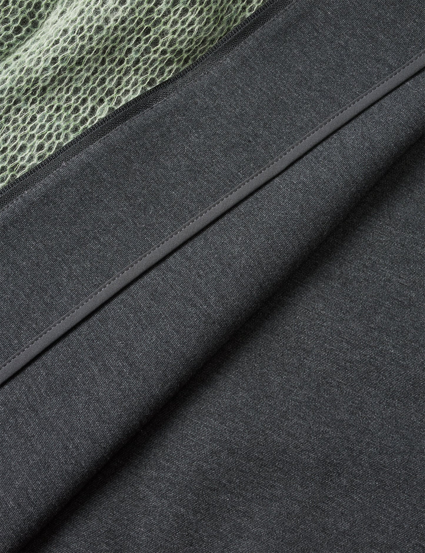 Double Layer Zip Cardigan