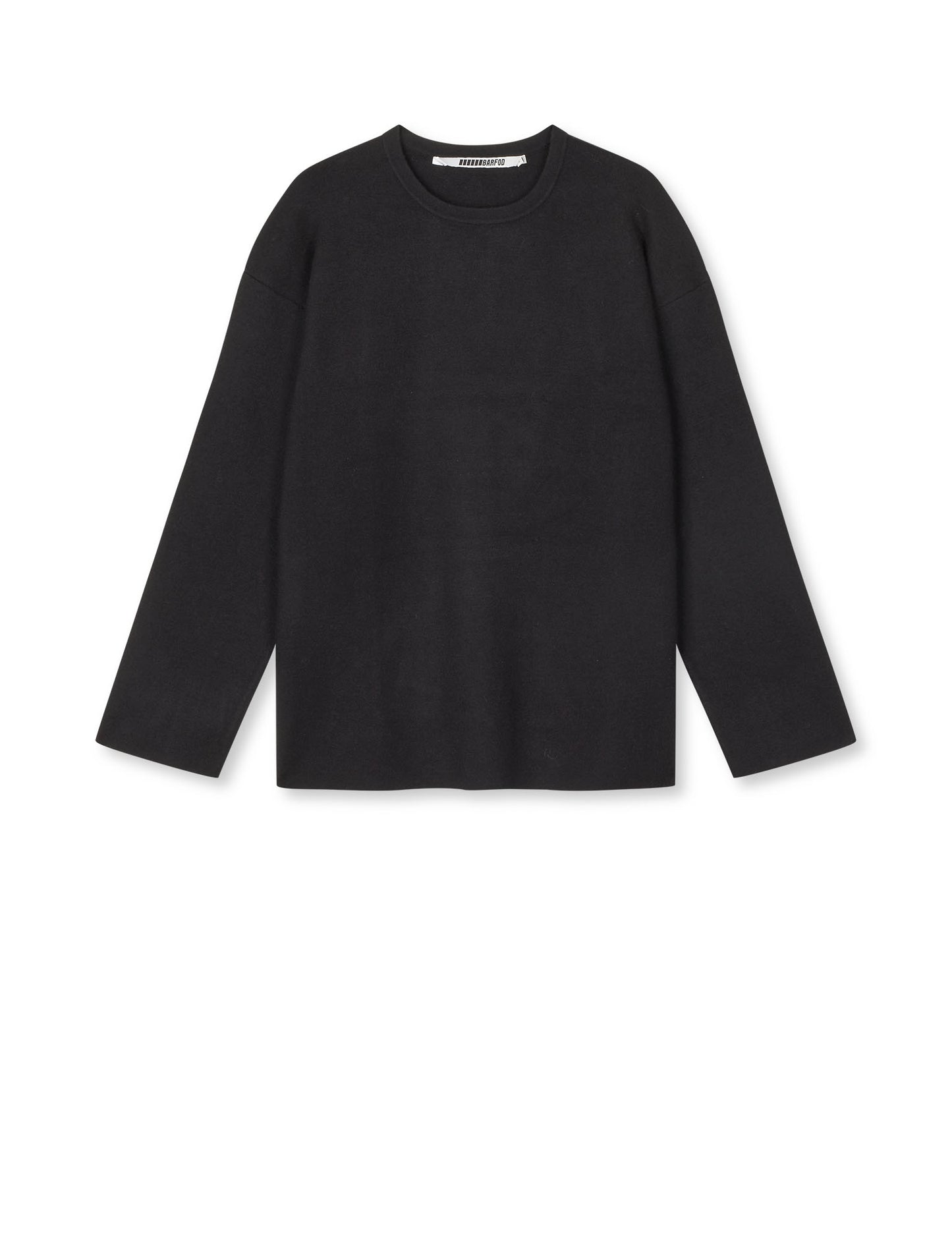 Elbow Slit C-neck Knit