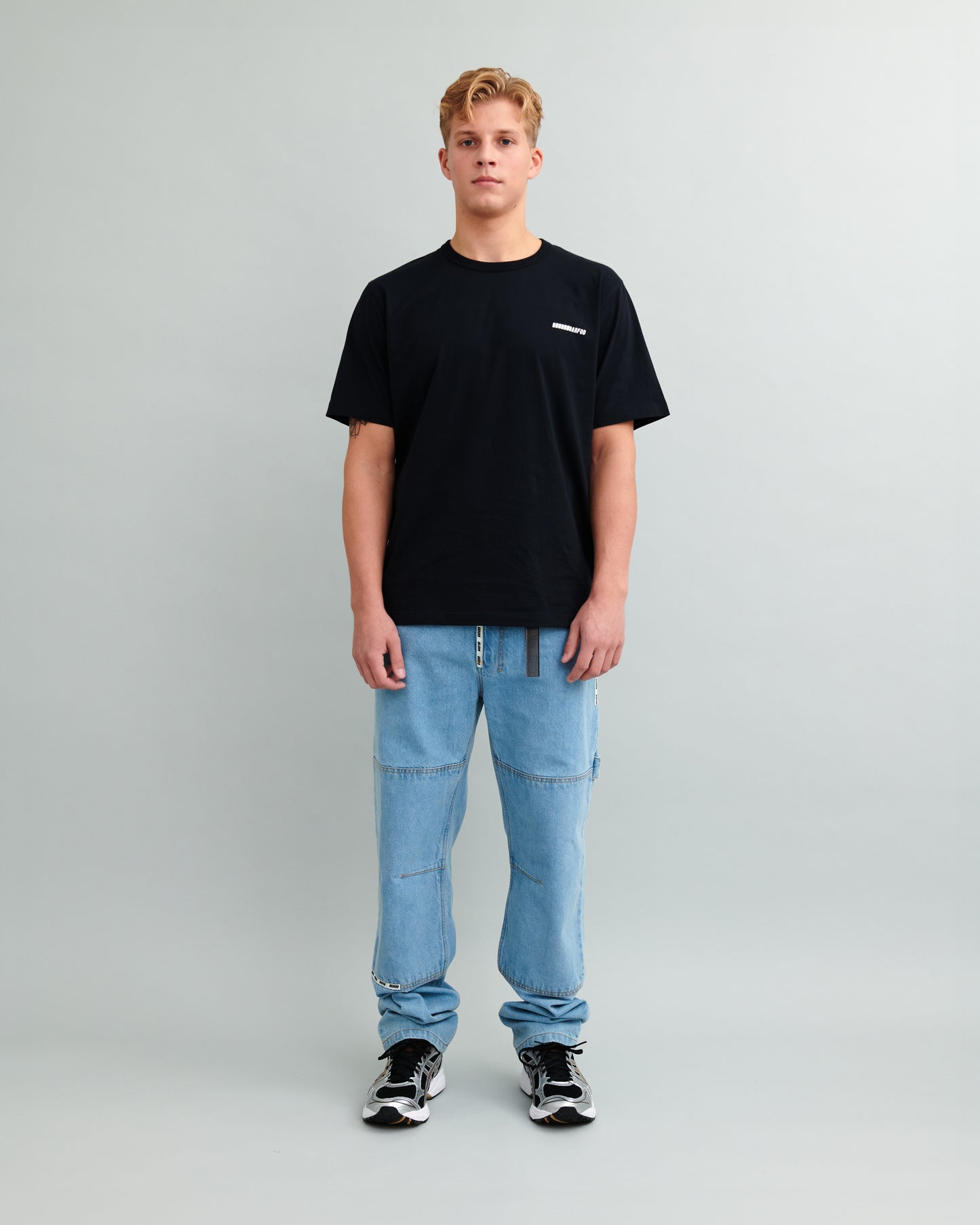Six-square T-shirt Black