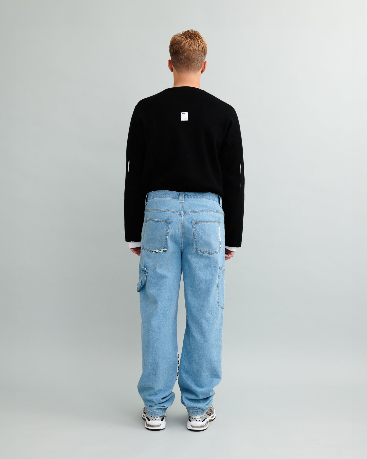 Logo Tape Cargo Jeans