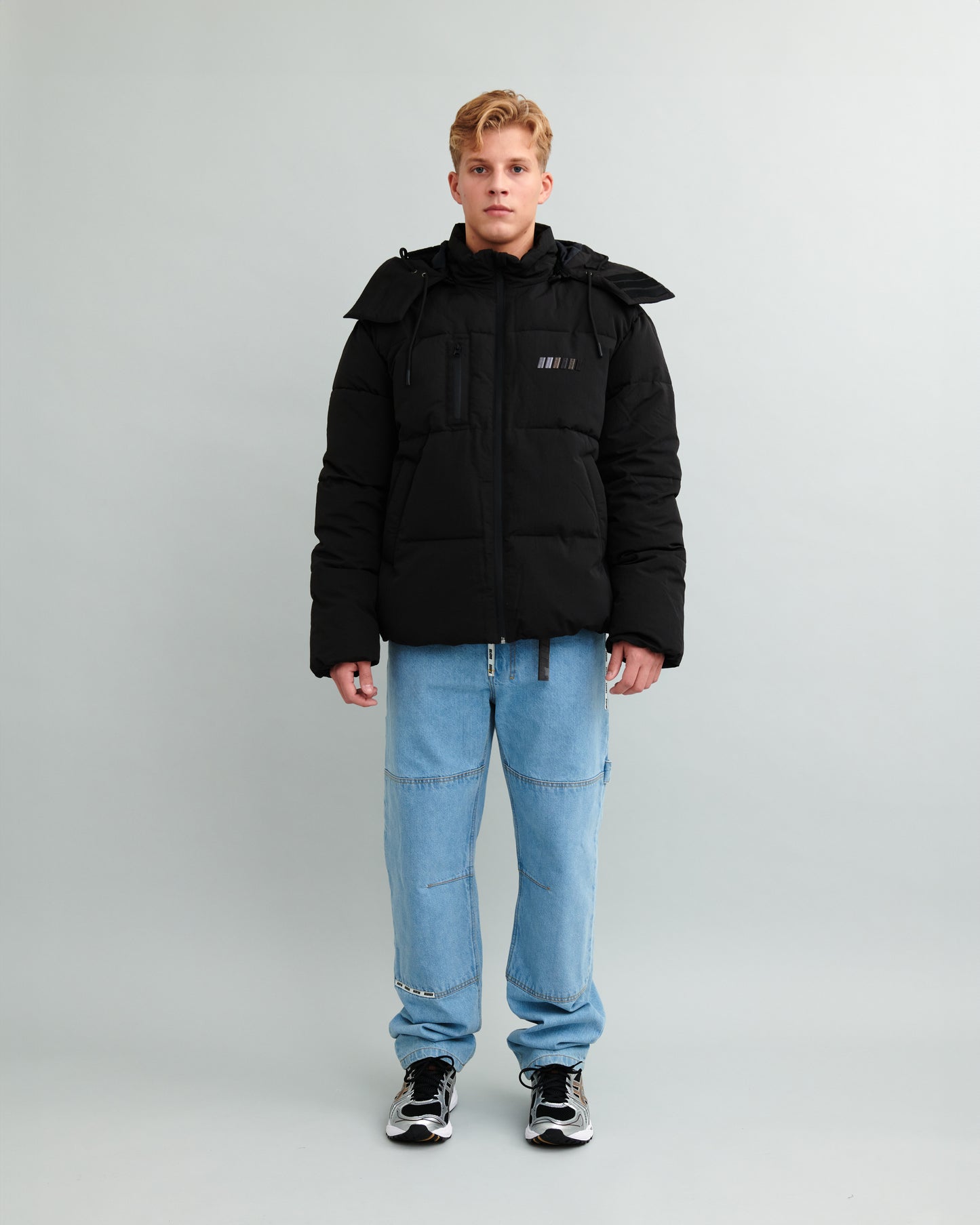 Boxy Logo Puffer Jacket