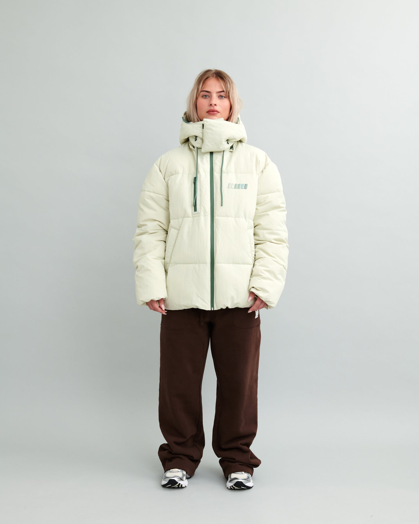 Boxy Logo Puffer Jacket