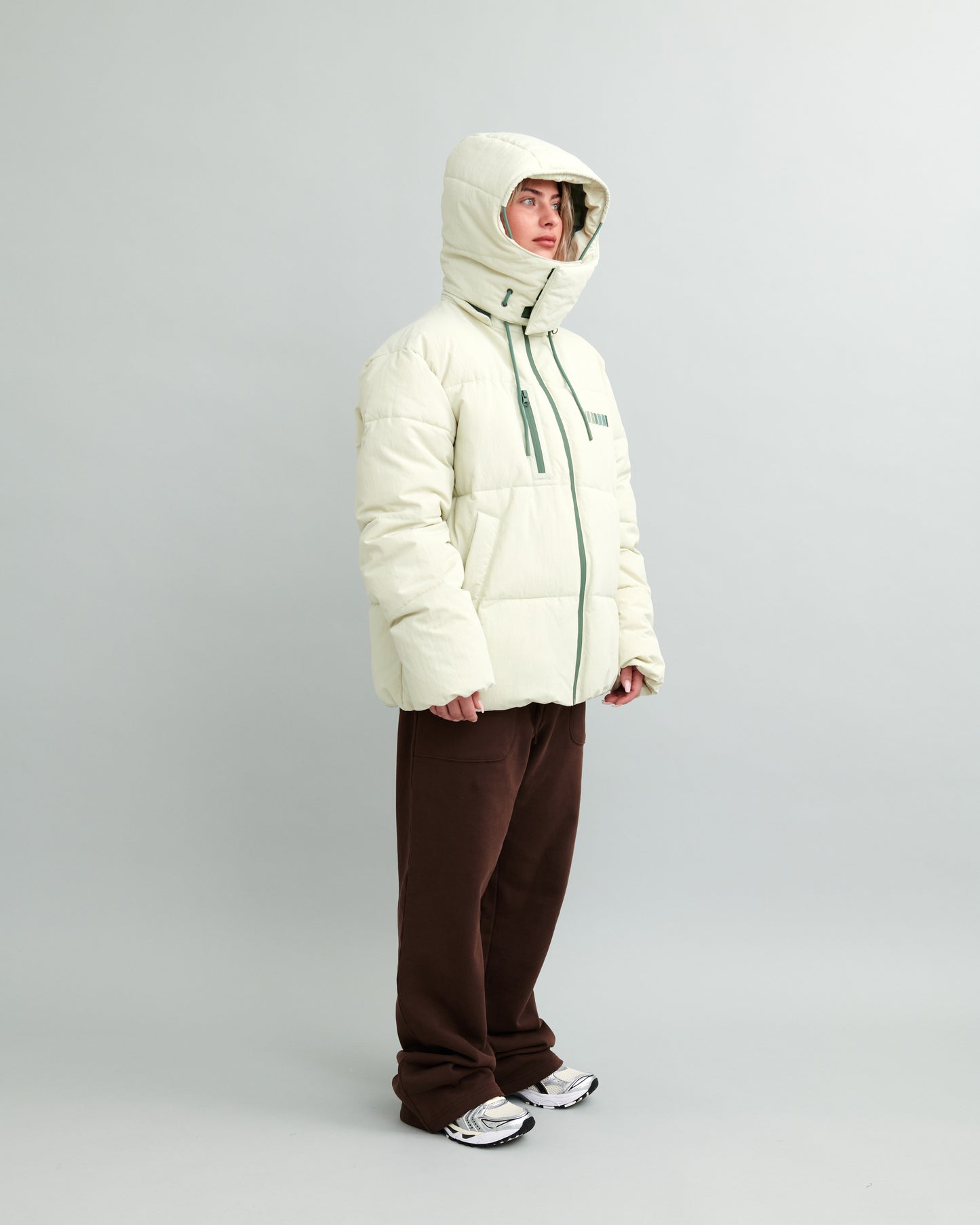 Boxy Logo Puffer Jacket