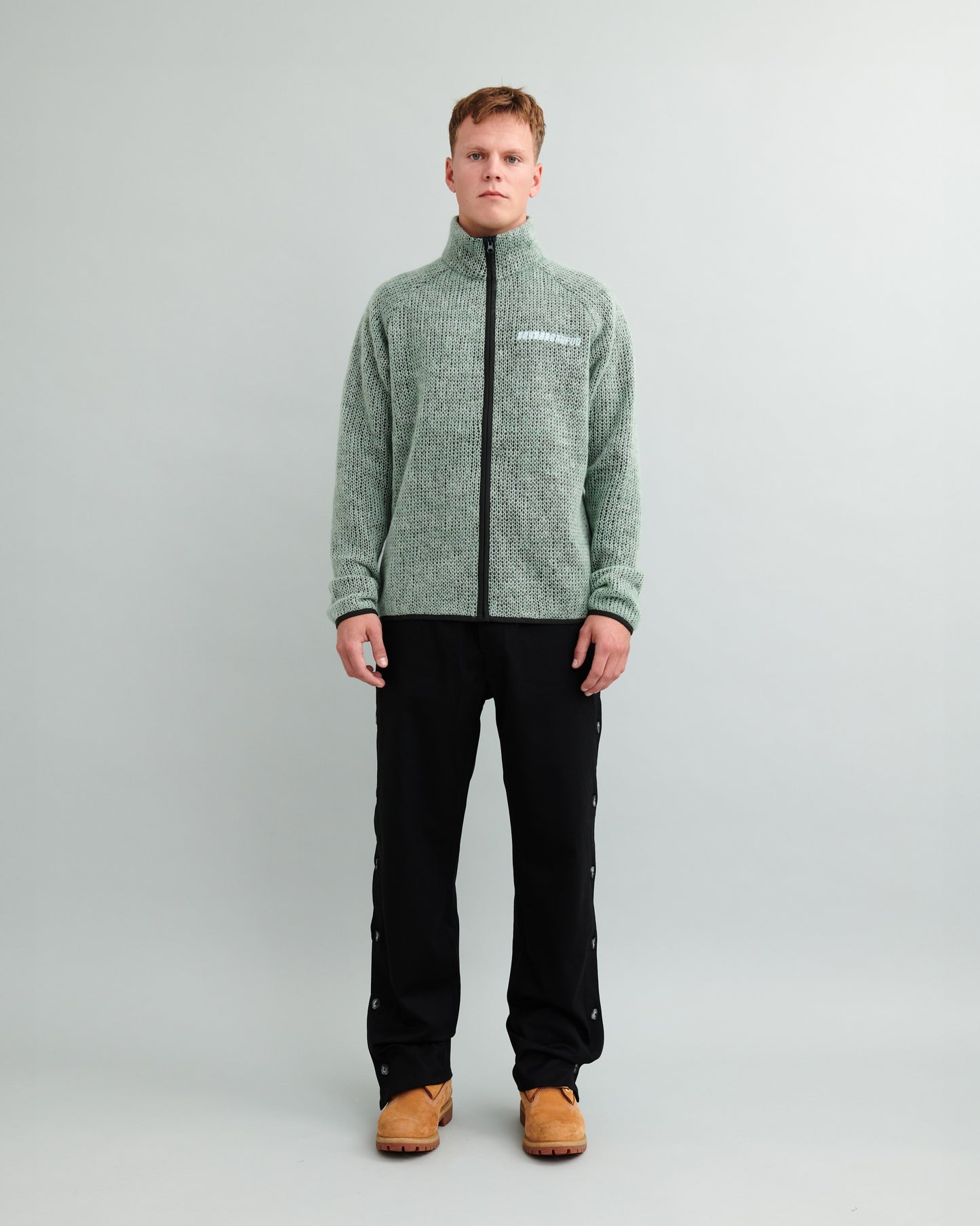 Double Layer Zip Cardigan