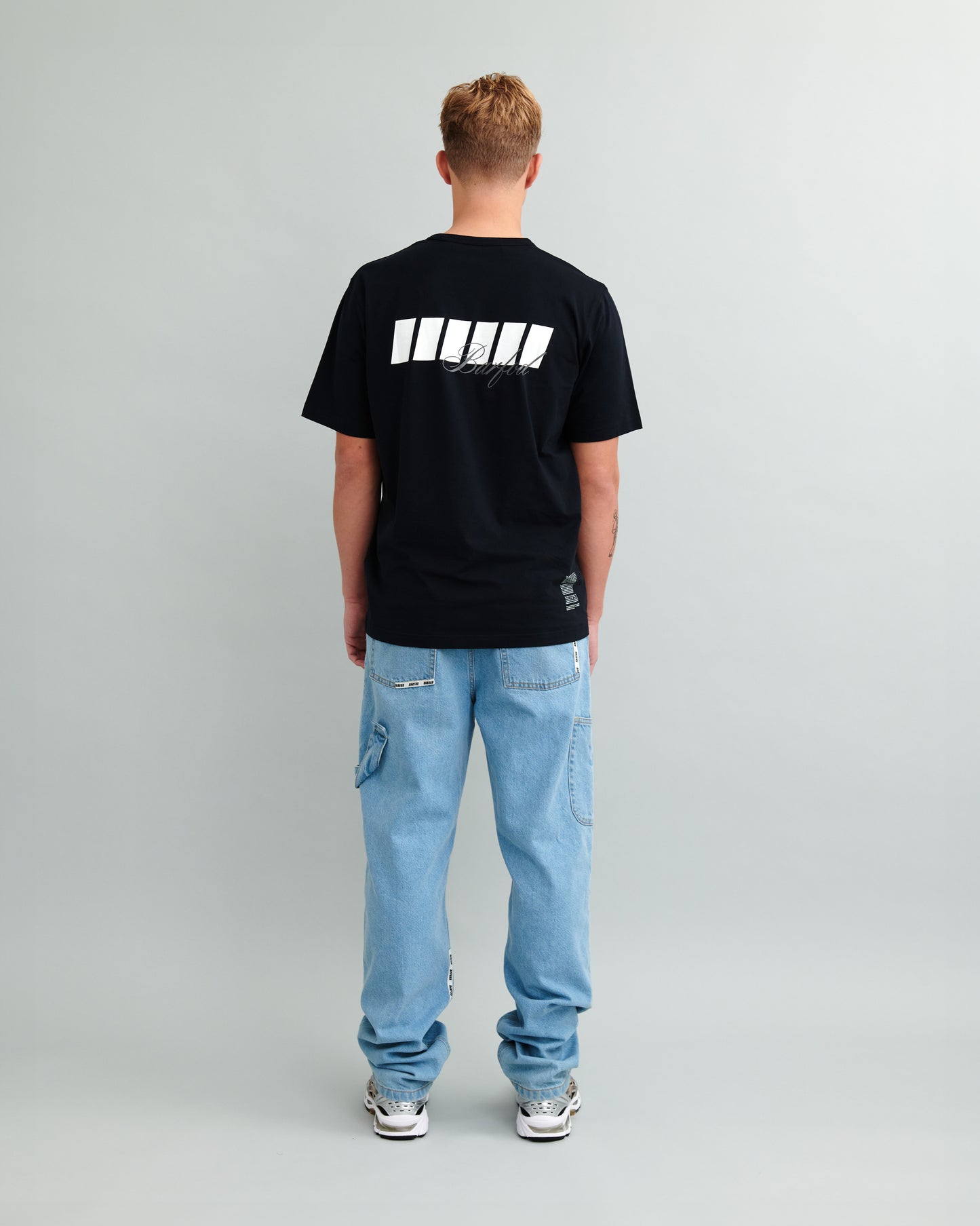 Six-square T-shirt Black