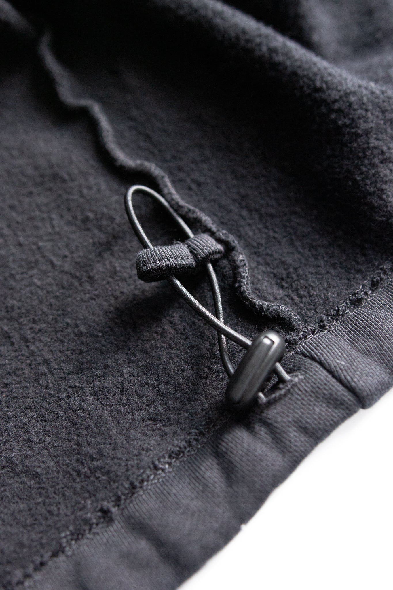 Cropped 2 way zip hoodie