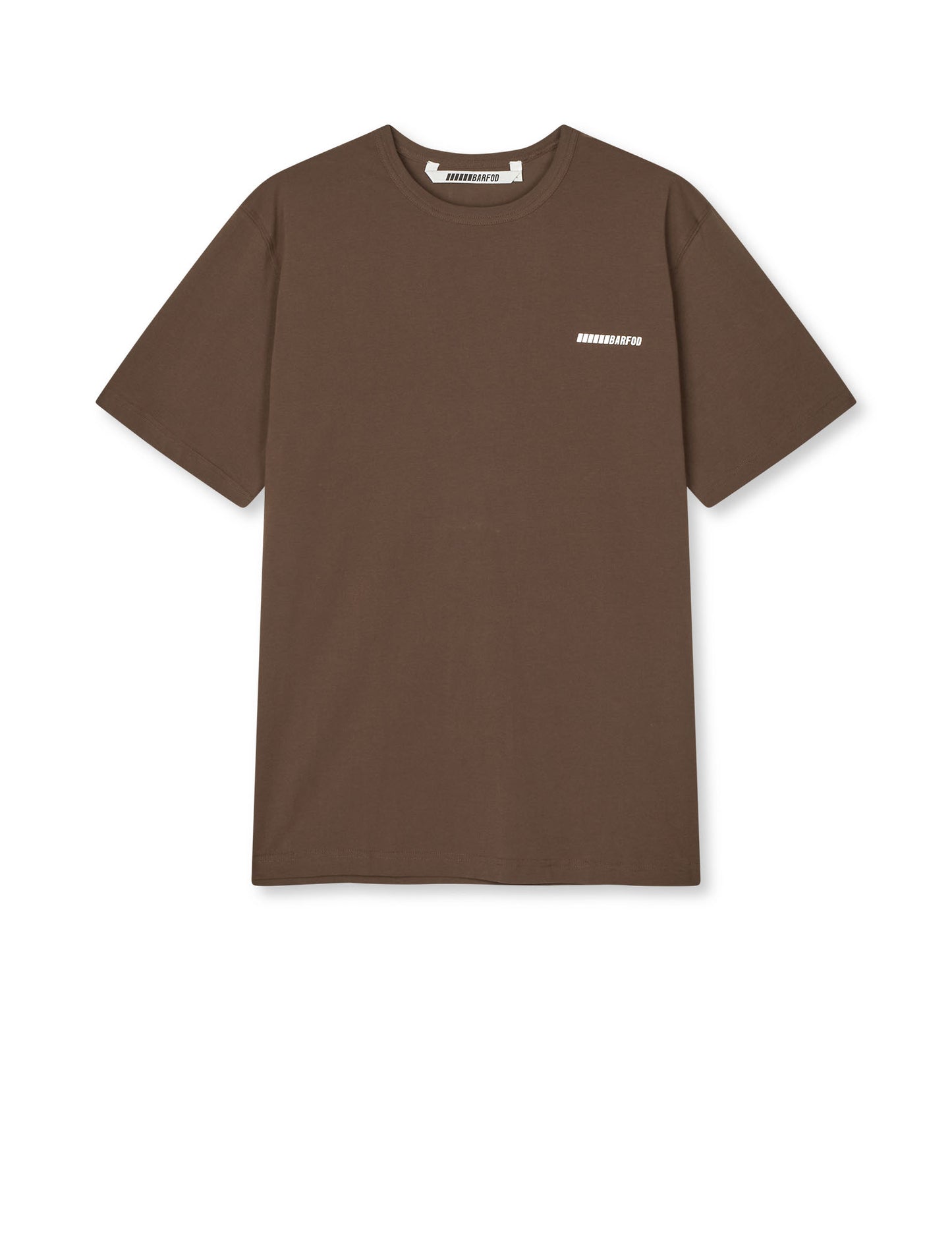 Six-square T-shirt Brown